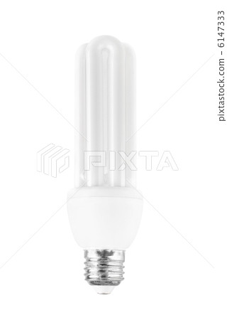 Energy saving light bulb on white bakground Energy saving light bulb on white bakground 6147333