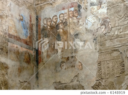 Fresco Romana in Luxor temple 6148919