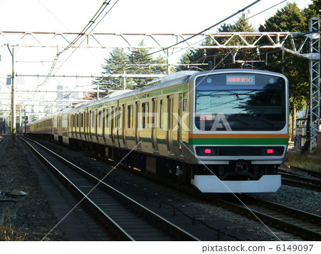 Shonan Shinjuku Line E231 series Harajuku Station 6149097
