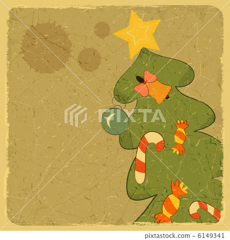 Christmas tree Card Christmas tree Card 6149341
