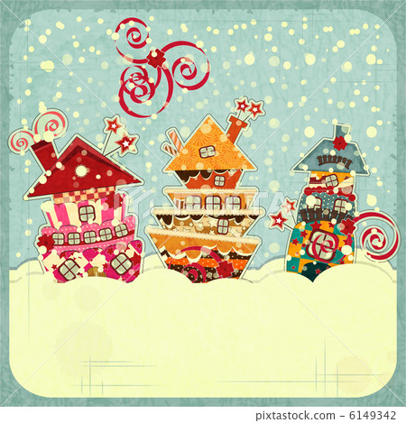 Christmas houses and snow Christmas houses and snow 6149342