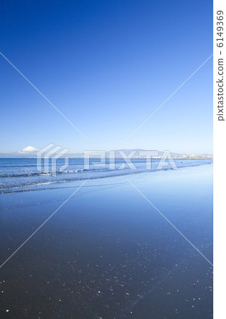 Katase coast and Mt. Fuji Katase coast and Mt. Fuji 6149369
