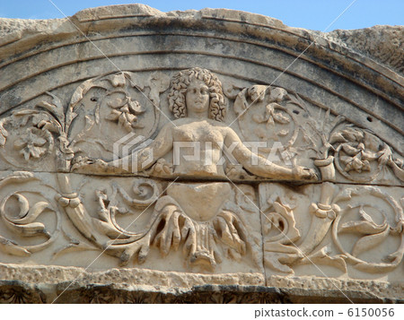 美杜莎的浮雕以弗所遺址土耳其 美杜莎的浮雕以弗所遺址土耳其 6150056