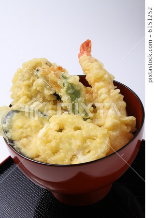 Tempura tempura on rice 6151252