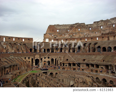 Inside the Colosseum Rome Italy Inside the Colosseum Rome Italy 6151983