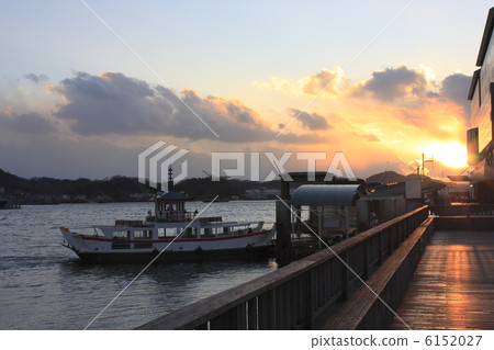 碼頭 防波堤 渡船 6152027