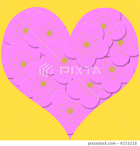 紅色李子的心臟類型與黃色後面的 紅色李子的心臟類型與黃色後面的 6153218