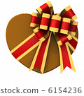 Valentine's Day Heart Shaped Chocolate Ribbon 6154236