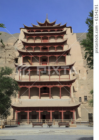莫高洞九層塔 6154291