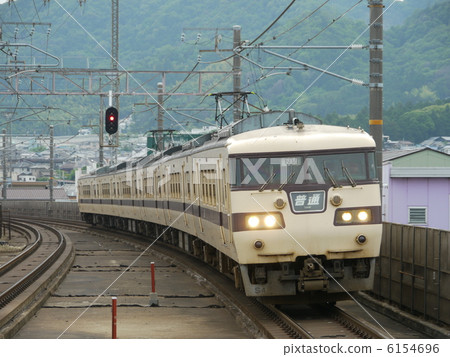 117系列300系列S4組織新日鐵彩色Karasaki曲線川西線 6154696