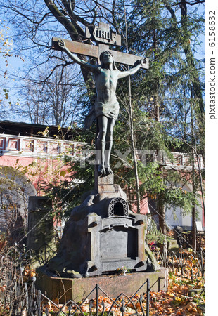 Crucifixion of Jesus Christ in the Donskoy Monastery, Moscow 6158632