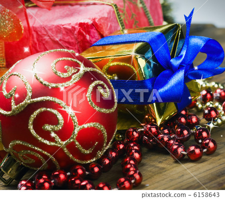 decorations for Christmas and New Year's balls and gifts decorations for Christmas and New Year's balls and gifts 6158643