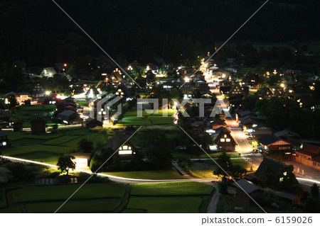 Shirakawago夜視圖 Shirakawago夜視圖 6159026