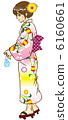 Yukata female illustration 6160661