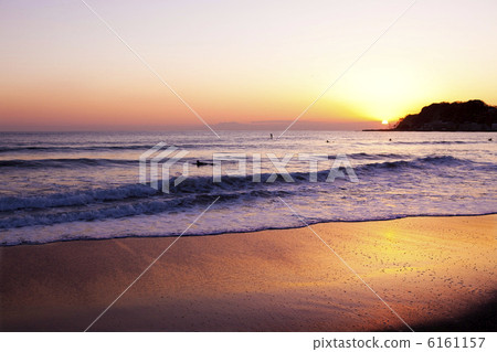 在Yuigawake的日落 6161157