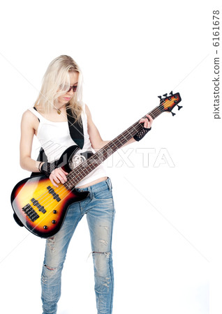 Girl playing guitar 6161678