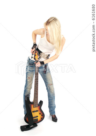 Blonde tuning guitar 6161680