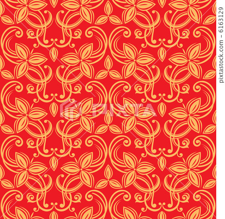 Vintage floral ornament 6163129