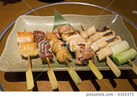 Assorted delicious yakitori 6163375