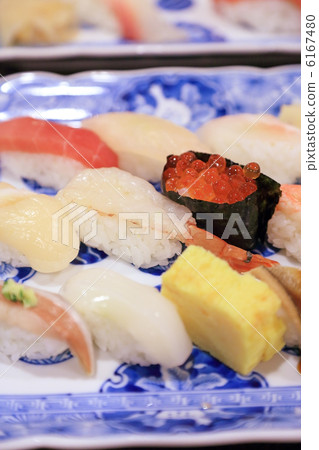 什錦美味的壽司 6167480