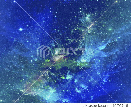 Star field in space and a nebulae Star field in space and a nebulae 6170746