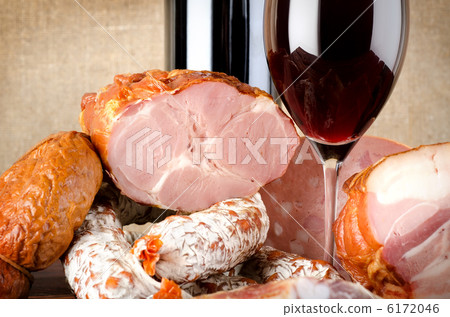 Wine and meat products Wine and meat products 6172046