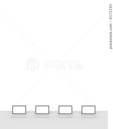 四台便攜式計算機的圖像 四台便攜式計算機的圖像 6172193