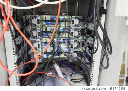 Interior of server 6174284