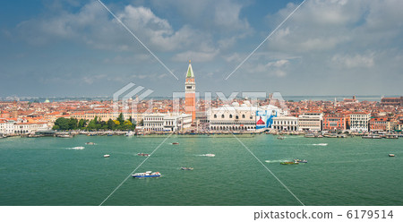 Panorama of Venice, Italy 6179514