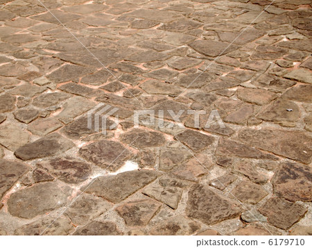 World Heritage Angkor remains of cobblestone 6179710