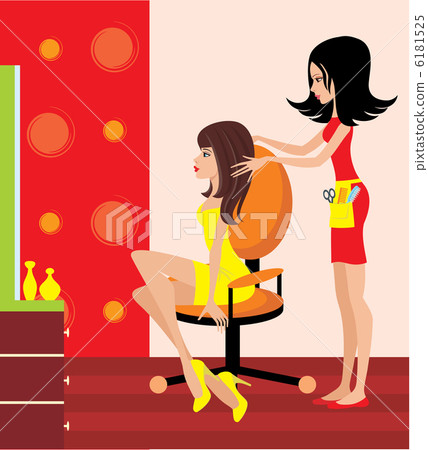 Woman in a beauty salon. 6181525