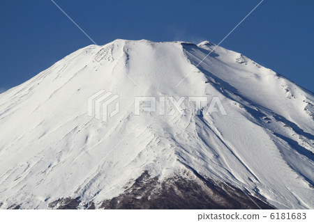 全景站的富士山峰 6181683