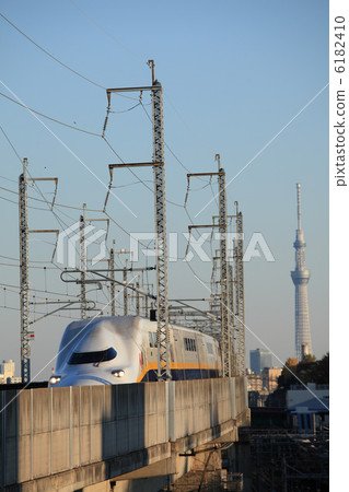 Tohoku Shinkansen and Sky Tree 6182410