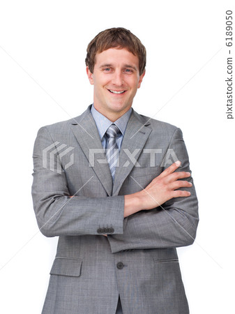 Charismatic businessman with folded arms 6189050