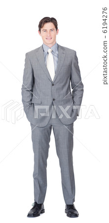 Portrait af an attractive businessman standing 6194276
