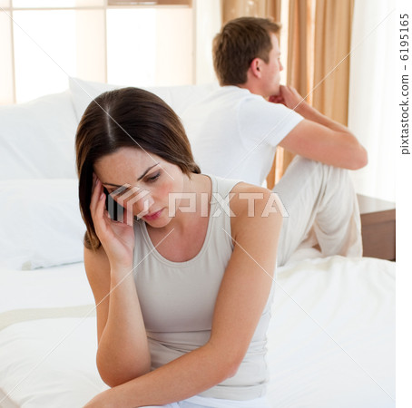 Portrait of a sad couple having an argument Portrait of a sad couple having an argument 6195165