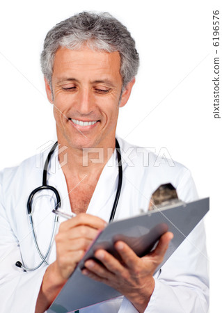 Doctor writting documents Doctor writting documents 6196576
