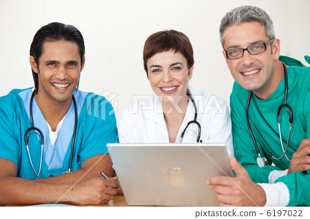 Group of doctors in a meeting Group of doctors in a meeting 6197022