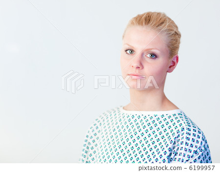 Doctor with a patients gown 6199957