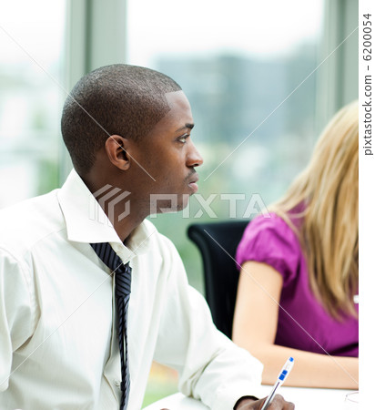 Afro-American businessman in a meeting 6200054