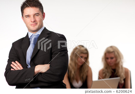Businessman Arms Folded Team 6200624