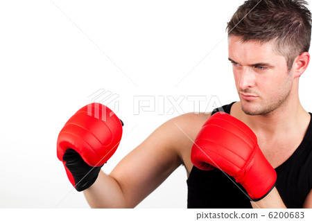 man working out in the gym 6200683