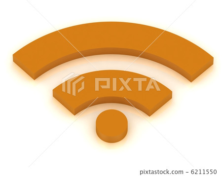 3d RSS symbol - Stock Illustration [6211550] - PIXTA