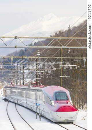 Akita Shinkansen and Akita Komagatake 6211792