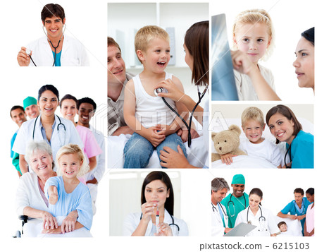 Collage of medical situations Collage of medical situations 6215103