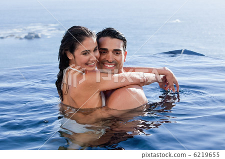 Beautiful couple cuddling each other 6219655