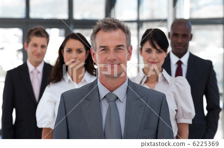 Portrait of a confident business team looking at the camera 6225369