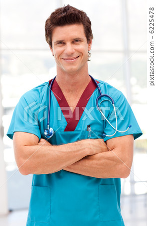 Young confident doctor looking at camera 6225478