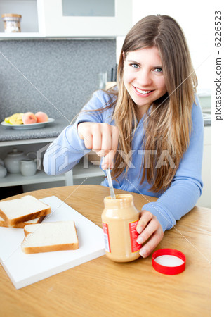 Positive woman woman having breakfast Positive woman woman having breakfast 6226523