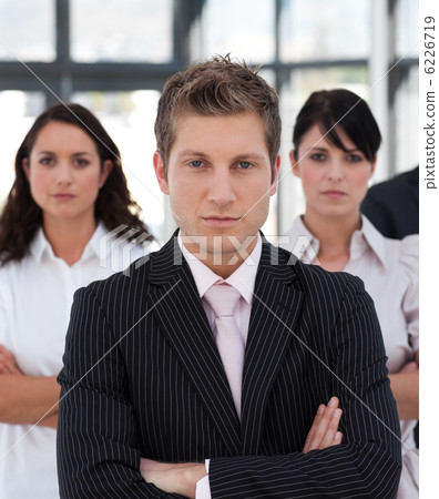 Portrait of a professional business team looking at the camera 6226719